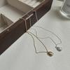 S925 Sterling Silver Pearl Pea Necklace - Korean INS Style, Fashionable & Simple Clavicle Chain