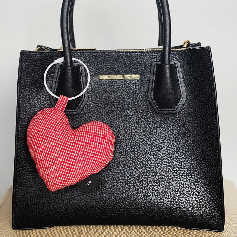Handmade heart keychain charm bag accessory