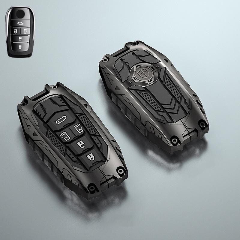 Zinc Alloy Car Key Cover Case For Toyota Bz3 Asia Dragon Car Shell Yize C-Hr Prado Sienna Crown Kluger Harrier