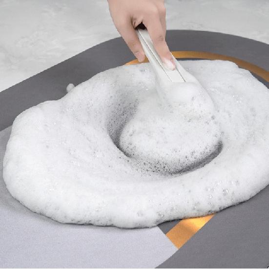 Bathroom Door Mat Cute Cartoon Floor Mat Diatomaceous Earth Water-Absorbing Foot Mat Easy To Clean Quick-Dry