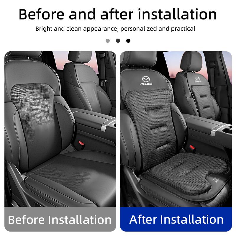 Breathable Car Seat Cover Ice Silk Backrest Cushion Rearseat Protector Mat For Mazda CX5 6 3 CX7 323 Axela Atenza Demio CX30 CX3
