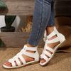 Fashion Women Sandals 2025 New Summer Elegant Shoes for Woman Low Heels Flat Casual Luxury Gladiator Sandals Women Sandalias De Mujer