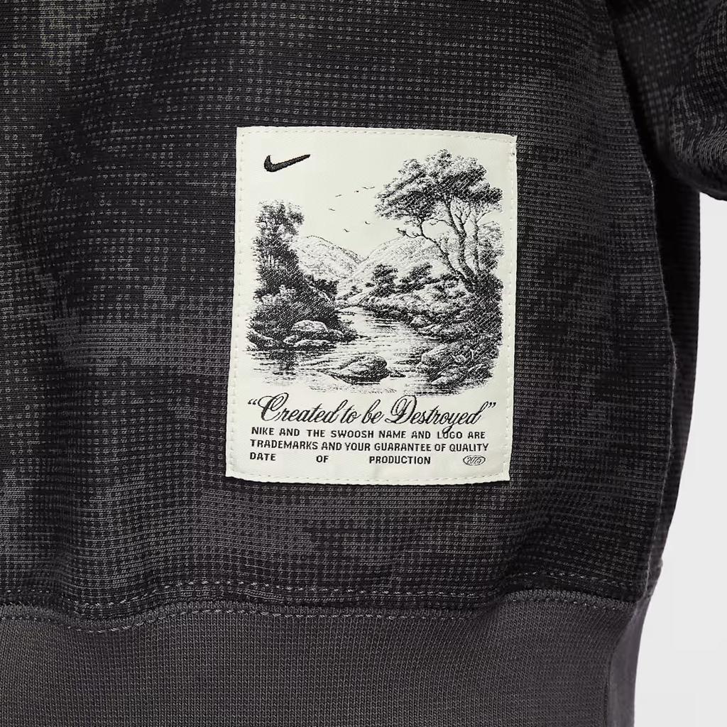 Nike Solo Swoosh Soft Round Neck Loose Pullover Sweatshirt Men Sweatshirt HV4119-254