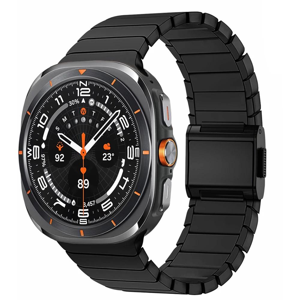 Magnetic Titanium Strap for Samsung Galaxy Watch Ultra 47mm Wristband Bracelet Replaced Accessories for Galaxy Ultra 47mm Band