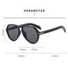 Luxury Designer Pilot Sunglasses Women Men Vintage Big Frame Punk Rivet Shades UV400 Trendy Fashion