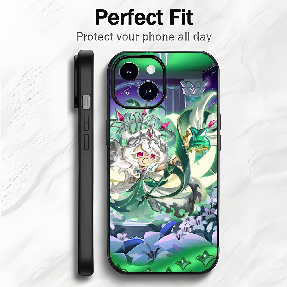Cute Fun Mobile Game C-Cookie Run Kingdom Phone Case Phone Case Soft Packaging Lightweight For iPhone17 16 15 14 13ProMax
