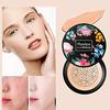 Mushroom Head Air Cushion CC Cream Natural Mushroom Head Foundation,Moisturizing BB Cream Makeup Long Lasting Matte Concealer
