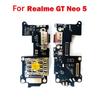 Для Realme GT Neo 5 (RMX3706) Порт USB для зарядки Роз'єм Док-станція Плата зарядного пристрою Модуль мікрофона Шлейф