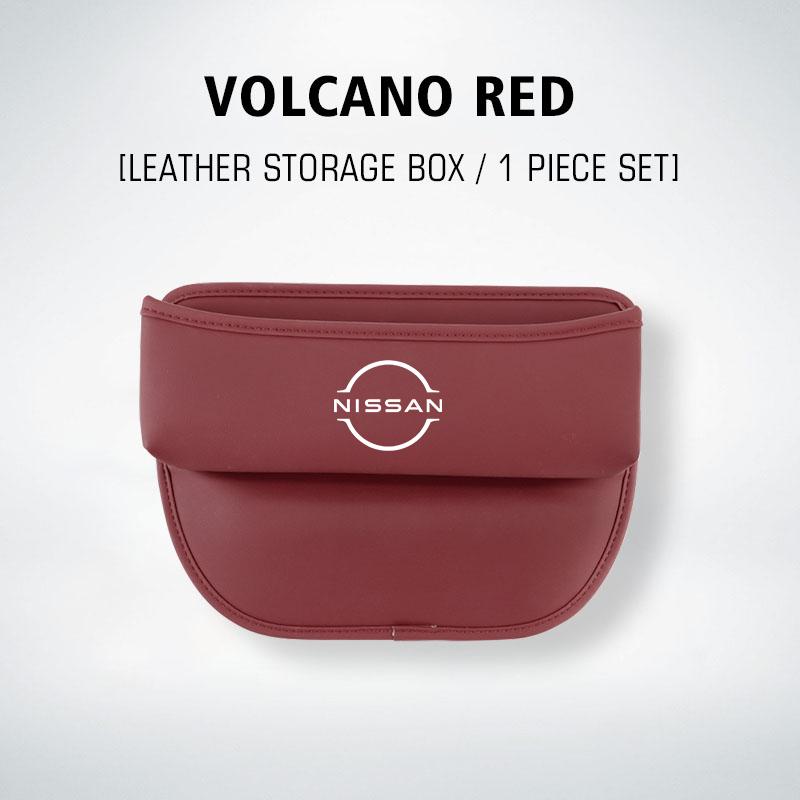 CBKSJY1 Leather Car Seat Gap Organizer Box Leak-proof Storage Bag For Nissan Sylphy N7 Teana Qashqai Note J10 J11 Navara Juke GTR Patrol