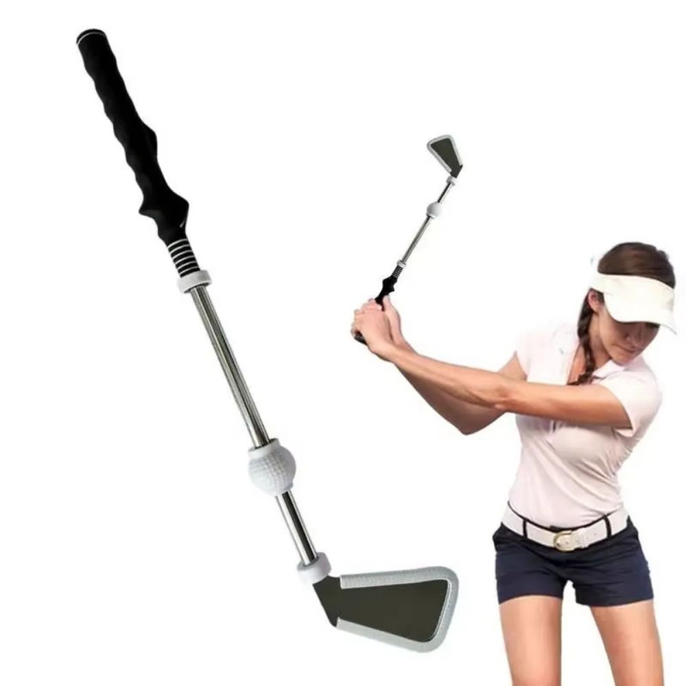 Sturdy Construction Golf Swing Trainer Practice Stick Swing Training Aid Golf club Indoor Practice