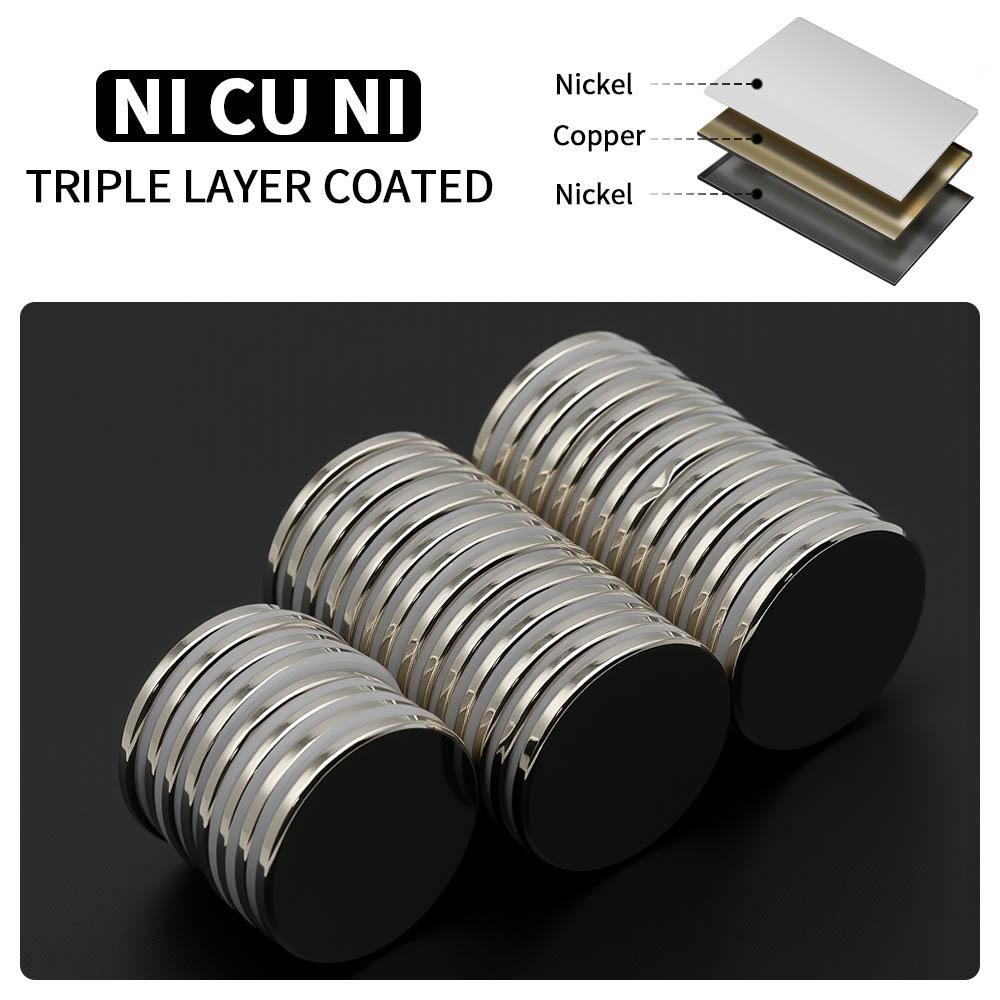 30x3mm Powerful Neodymium Magnet N35 NdfeB Permanent Magnetic imanes Round Super Strong Fridge Magnets DIY