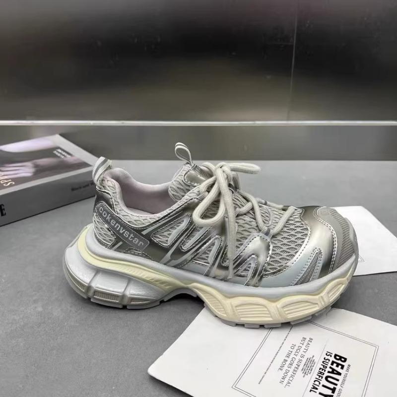 

Mesh breathable dad shoes spring and summer new big head thick sole lightweight running sneakers women s shoes 40