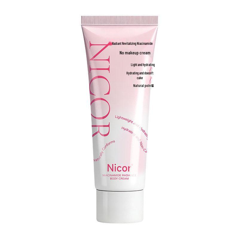Nicor Niacinamide Glow Cream 100g – Lightweight, Moisturizing, Brightening Face and Body Cream for a Bare, Radiant Look Niacinamide Radiant Body Bare Face Cream