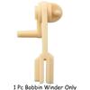 String Winder Thread Card Embroidery Plastic Thread Bobbins Floss for Manual Storage Holder Winding Stitches Wound