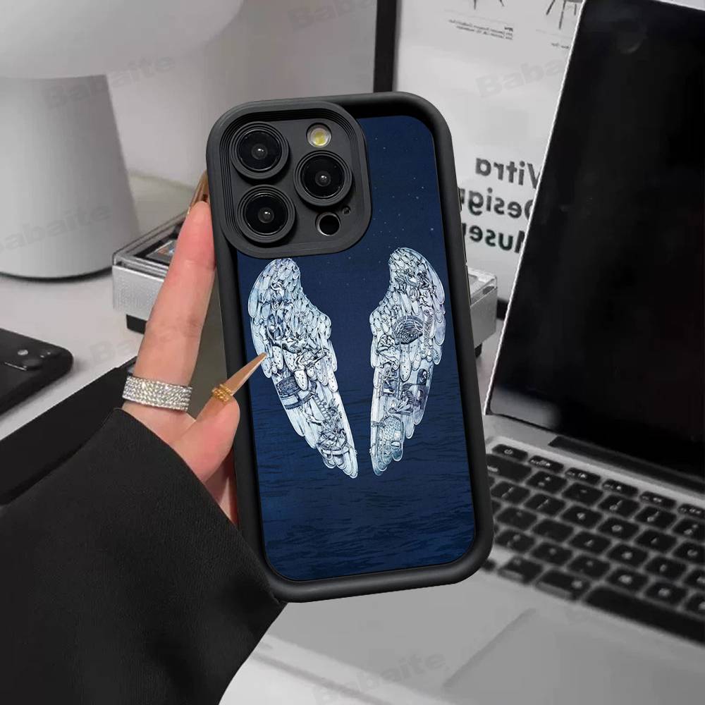 Moon Music Coldplay Band For IPhone 17 15 13 12 11 14 Pro Max X XR XS 16 Plus Shockproof Candy Back Cover
