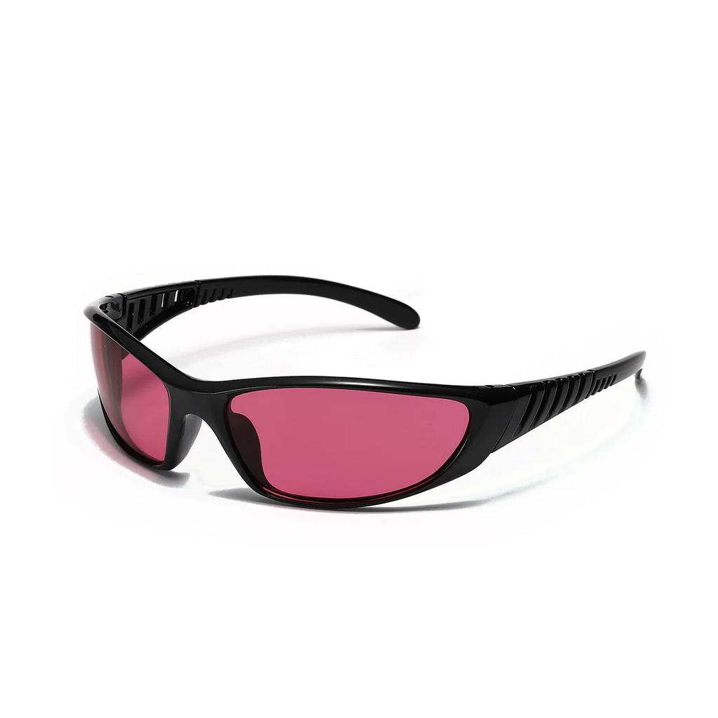 Nuovi Occhiali da Sole Argentati Y2K Unisex Retro Ovali Protezione UV400 per Ciclismo all'Aperto Guida Abbigliamento Casual