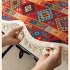 Premium Ethnic Style Sofa Cover Cloth Fixed Anti Slip Straight Row Sofa Cushion One-Piece All Season Universal Retro Classic