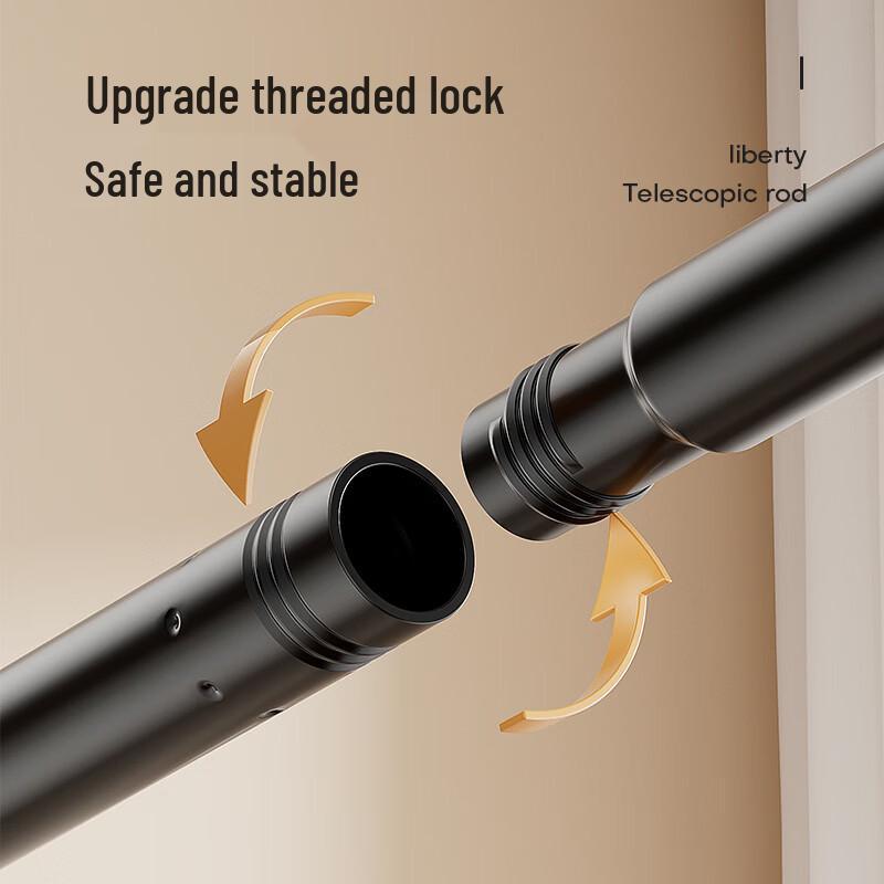 cmaos No-Drill Telescopic Shower Curtain Rod