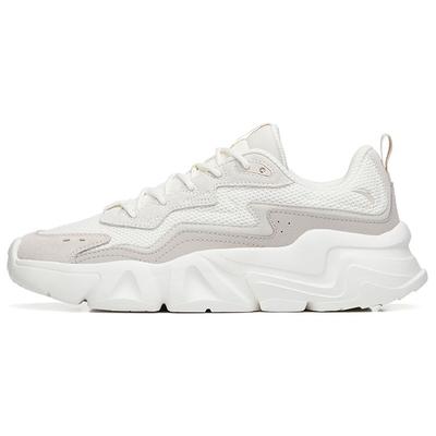 Lifestyle Serie Stoff Synthetisches Leder Stoßdämpfend Rutschfest Verschleißfest Niedrig geschnitten Freizeit Schuhe Herren Sneaker Weiß Grau 912248825-1