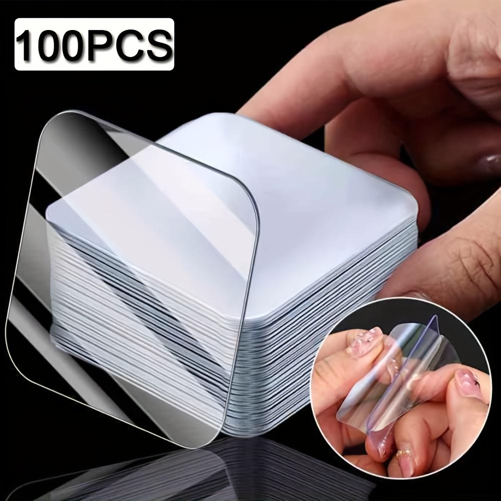 20pcs/100pcs Ultra-Strong Double Sided Adhesive Transparent Mounting Tape