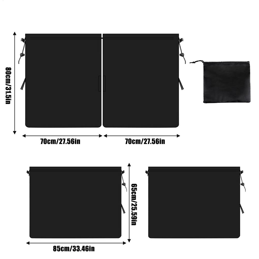 

Magnetic Car Privacy Curtains Blackout Side Window Sun Shades for UV Protection & Privacy, Auto Accessories to Keep Car Cooler