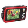 Full HD 2.7K 48MP 10ft Water Resistant Underwater Digital Camera 16X Digital Zoom Front Rear Double Screens Water Resistant Digital Camera