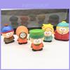 Adoráveis 5 Peças Figuras de Ação Miniaturas do Anime South Park Apresentando Stan Kyle Eric Kenny Leopardo