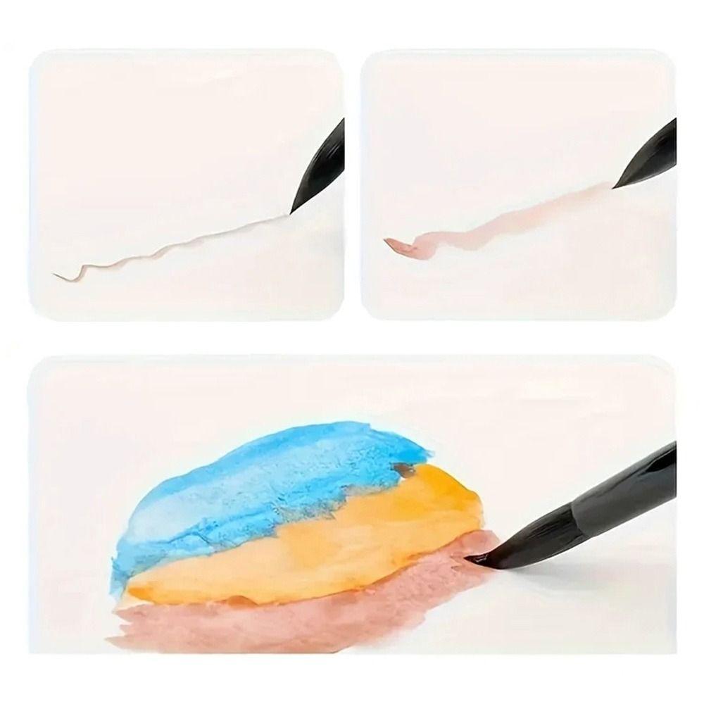 7Pcs/Set Beginner Artist Kit Gouache Painting Pen Round/Pointed Tips Paint Brushes Set  Art Class