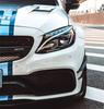 Süsinikkiust kerekomplekt W205 Mercedes-Benz C-klassi kupeele: Esipamper ja tagapamper, tuuledeflektorid, C200-C63