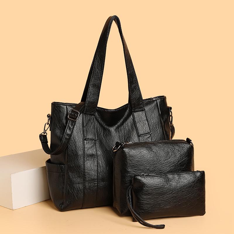 2025 Mother-Daughter Multi-piece Women's Bag Set - Large Capacity Single Shoulder & Handheld Bag