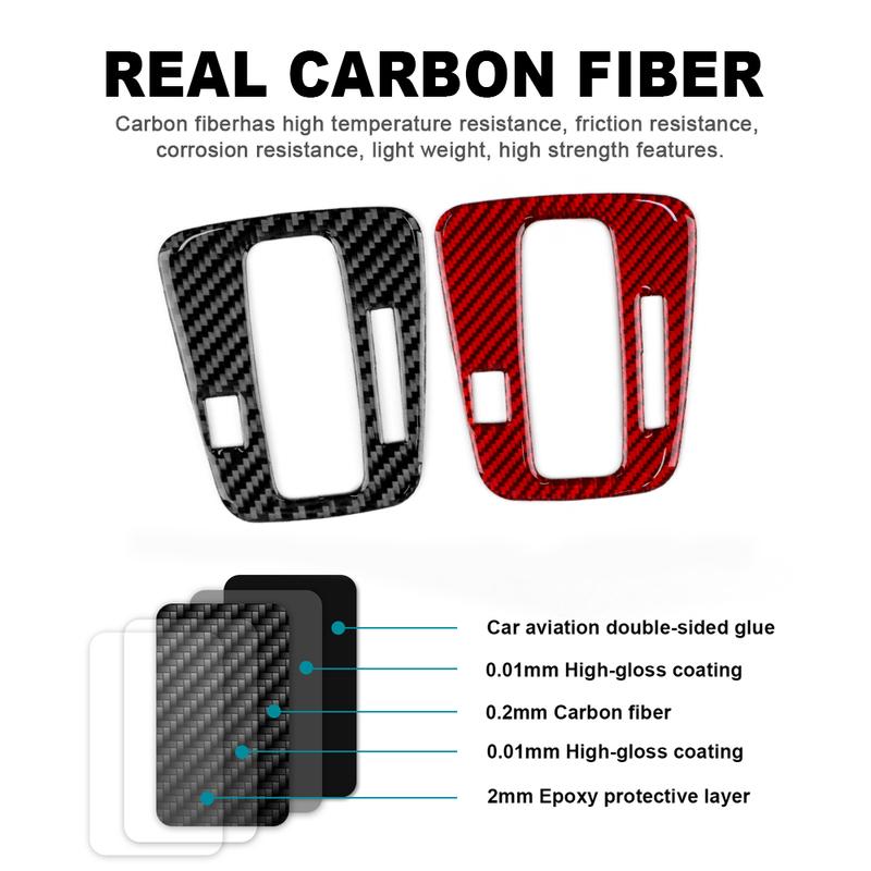 Real Carbon Fiber For Honda CRV CR-V 2007 2008 2009 2010 2011 Central Control Gear Shift Cover Panel Sticker Accessories LHD RHD