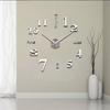 Creative Night Glow Acrylic Wall Sticker Clock for Living Room
