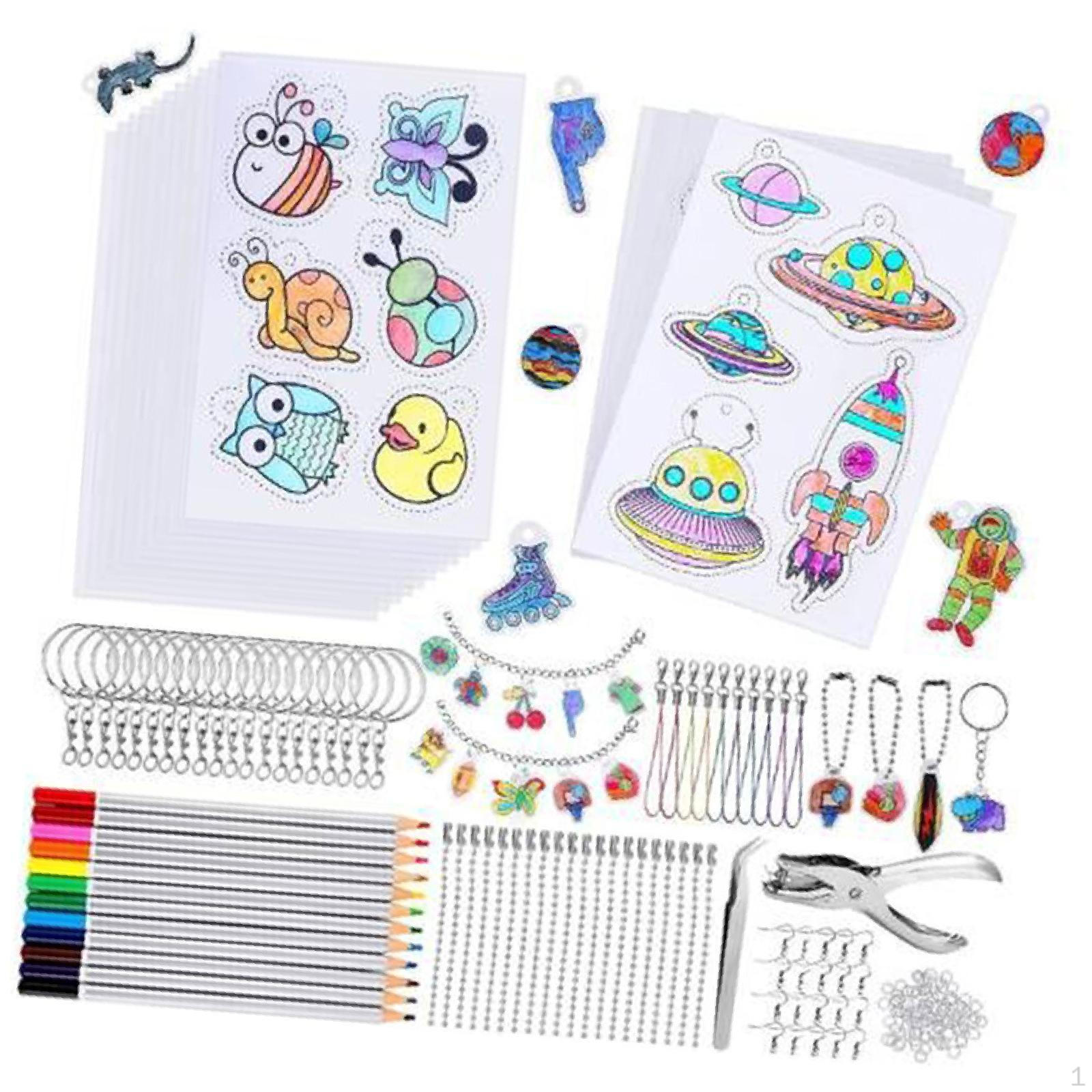 

Декор из термоусадочной пленки с дыроколом для брелоков-подвесок ко Дню матери Style A