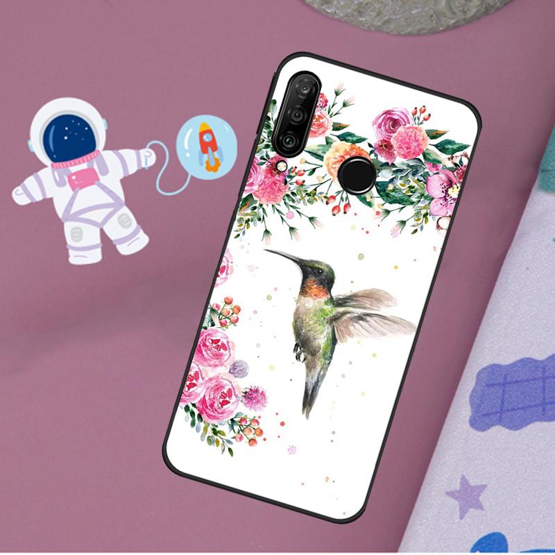 Hummingbird For Huawei Nova 12s 12i 11i 8i Y73 Y72 Y61 Y91 Y90 Y70 Y60 9 10 SE P30 P40 Lite P60 Pro Case