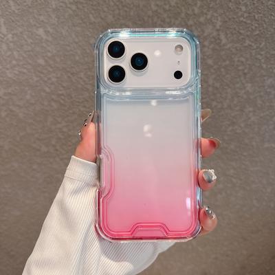 Pro Apple pro IPhone17ProMax Airbagový Anti-fall Pouzdro na telefon Gradientní barva TPU