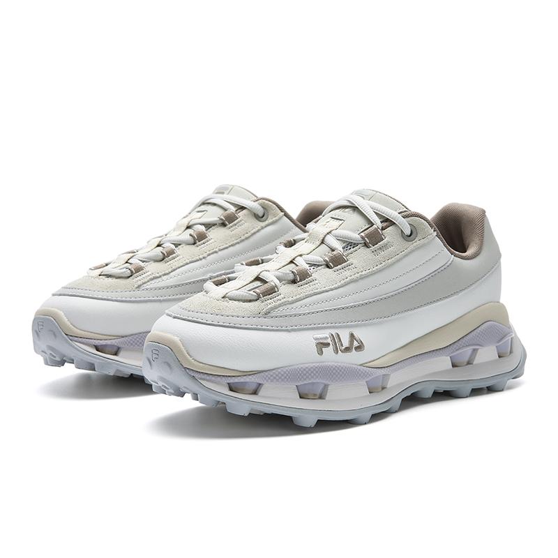 FILA KM 2S Layered Shoes Simple Fashionable Personalized Sports Versatile Comfortable Trendy Low-Top Casual Shoes Kids sneaker Gray F12W611125FBV