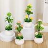 7*15cm Artificial Potted Plant Plastic Seven Star Sun Little Daisy New Simulated Tree Ornaments