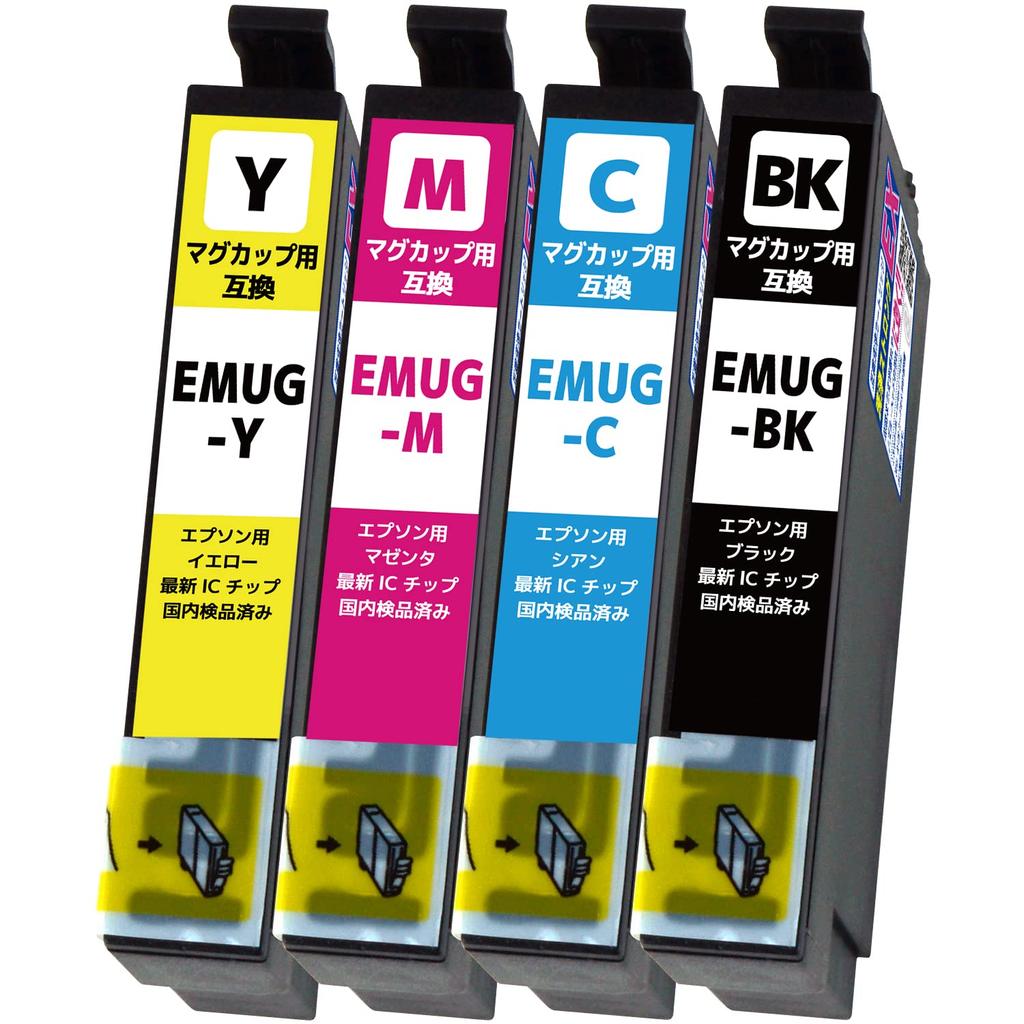 cleaning cartridge for Latest cleaning printer Eliminate clogging and Mug MUG Cleaning Liquid Ink EPSON by STAR MUG-4CL (BK/C/M/Y) [Powerful 4-color