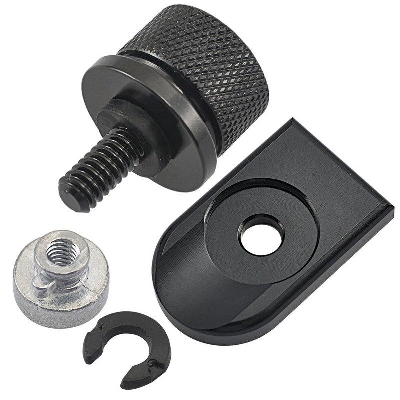 Rear Fender Seat Bolt Tab Screw Mount Knob Cover Nut Kit For Harley Sportster XL 883 1200 Dyna Softail Touring Hardware