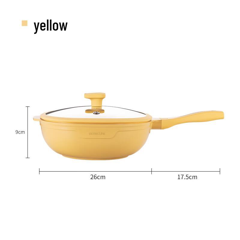 Hondon Titanium Ceramic Non-Stick Square Pot with Steamer 26cm