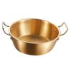 Rustless Steel Serving Bowl Round Deep Appetizer Bowl Practical Food Basin  Fruit Storage