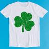 St. Patrick's Day T-Shirt Distressed Shamrock Green Irish Cool Gift Tee K287