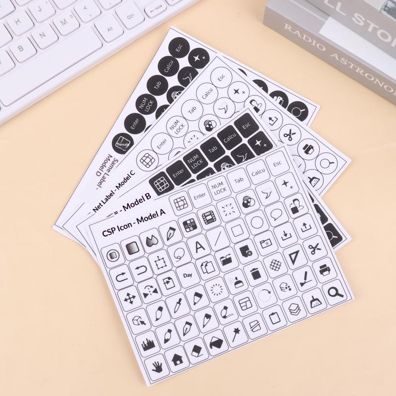 Csp Paint Shortcut Icon Keyboard Sticker Clip Studio Paint Tablet Keyboard Sticker Paint Shortcut Icon Keyboard Sticker