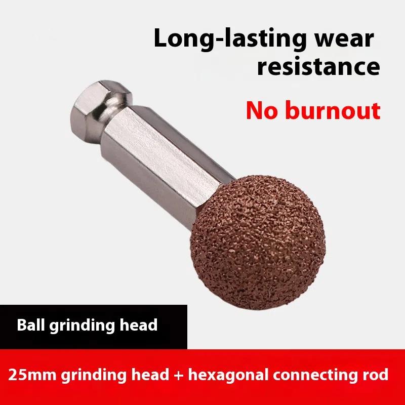 Car Buffing Wheel Tire Repair Grinding Head 22Mm/25Mm Tungsten Steel Tire Grinding Head Repair Tools