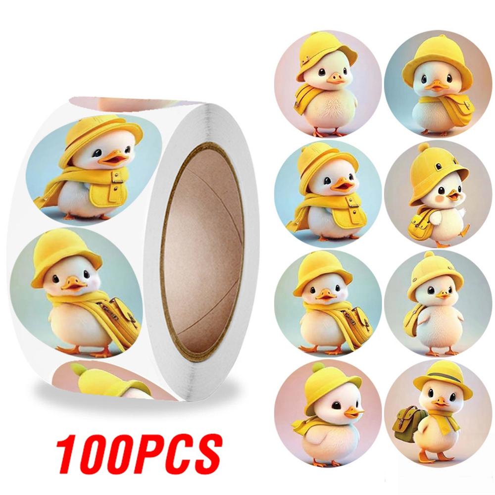 

100-500pcs Cute Reward Sticker Animal Panda Label Stickers For Envelope Encourage Stationery Stickers