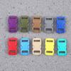 10Pcs Plastic Bracele 10mm 3/8" Dog Collar Outdoor Camp Side Release Buckle Webbing Strap Paracord