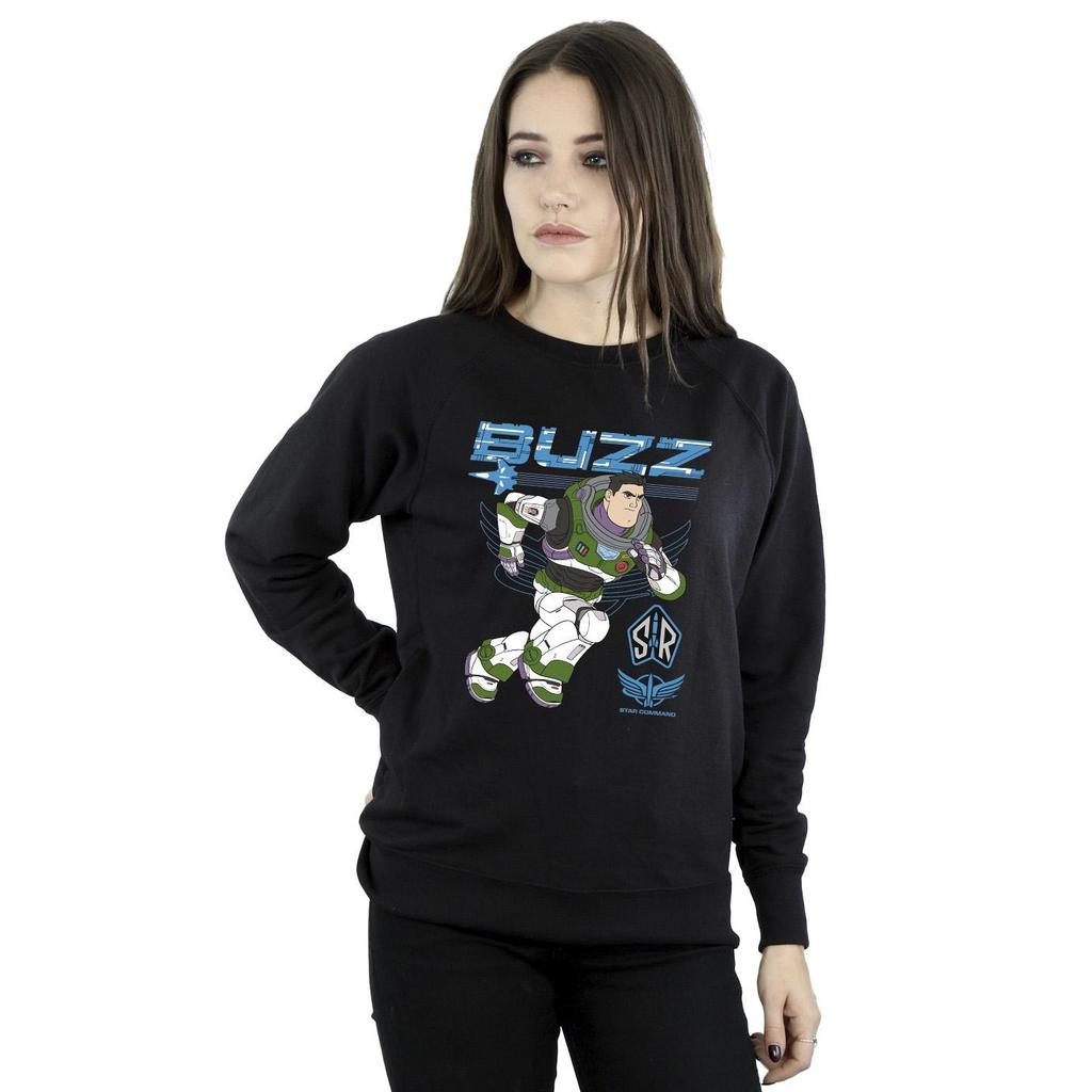Disney Womens/Ladies Lightyear Buzz Run To Action Sweatshirt