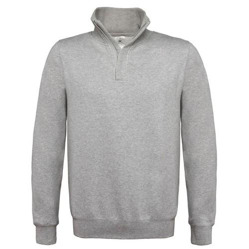 B&C Mens ID.004 Cotton Quarter Zip Sweatshirt