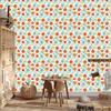 Wallpaper Flowers White and Celadon for Living Room and Bedroom 50x1000