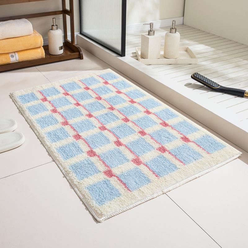Anti-Slip Bathroom Floor Mat: Water-Absorbent, Wear-Resistant Carpet for Entrance